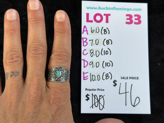 LOT 33 D 9/20 9.0