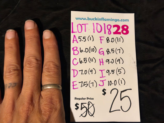 LOT 28 G 10/18 8.5