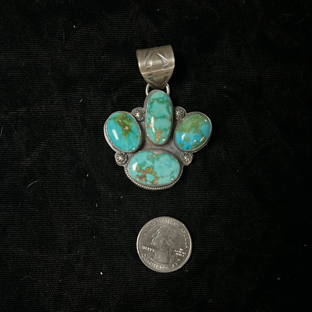 Sonoran Gold Turquoise Pendant