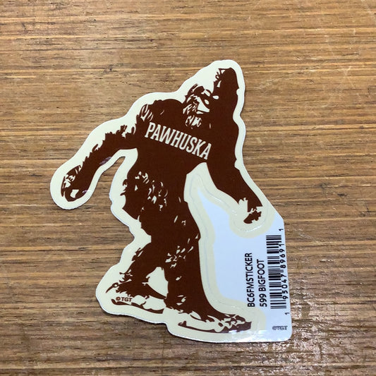 Bigfoot Pawhuska - sticker