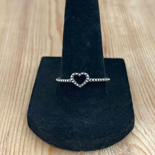 Silver Heart Ring