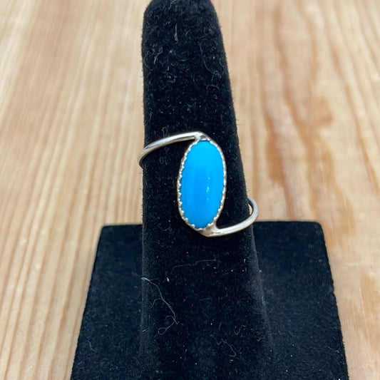 Block Turquoise Ring