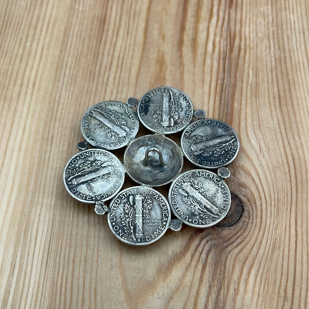 Vintage Silver Dime Accessory