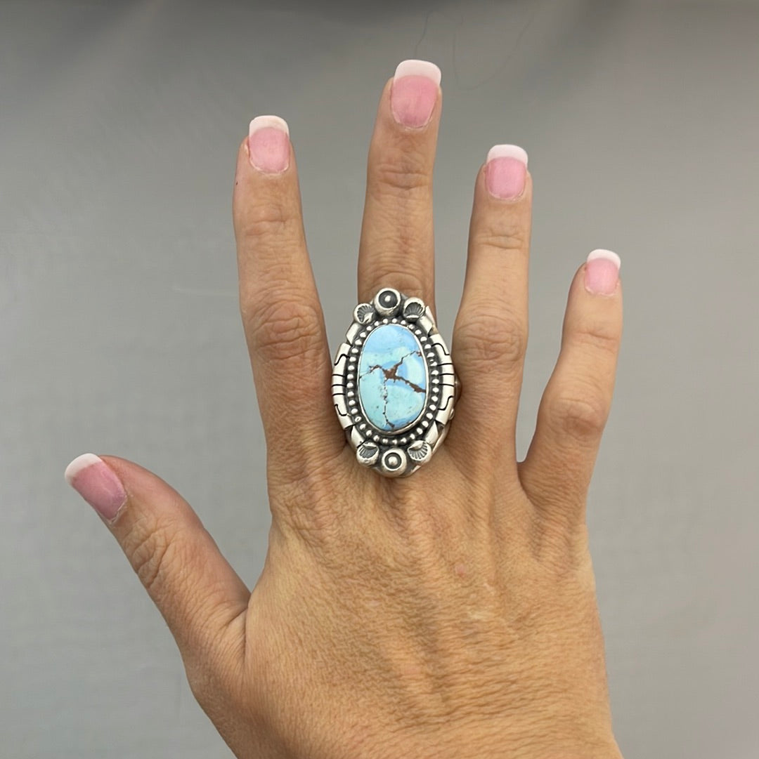 10.5 - Golden Hills Turquoise Ring