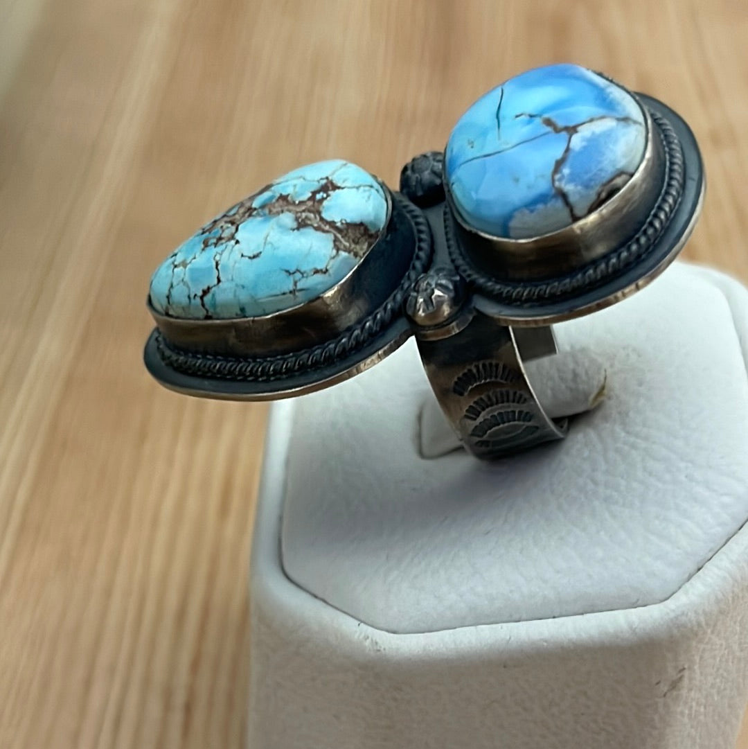 7.5 - Golden Hills Turquoise Ring