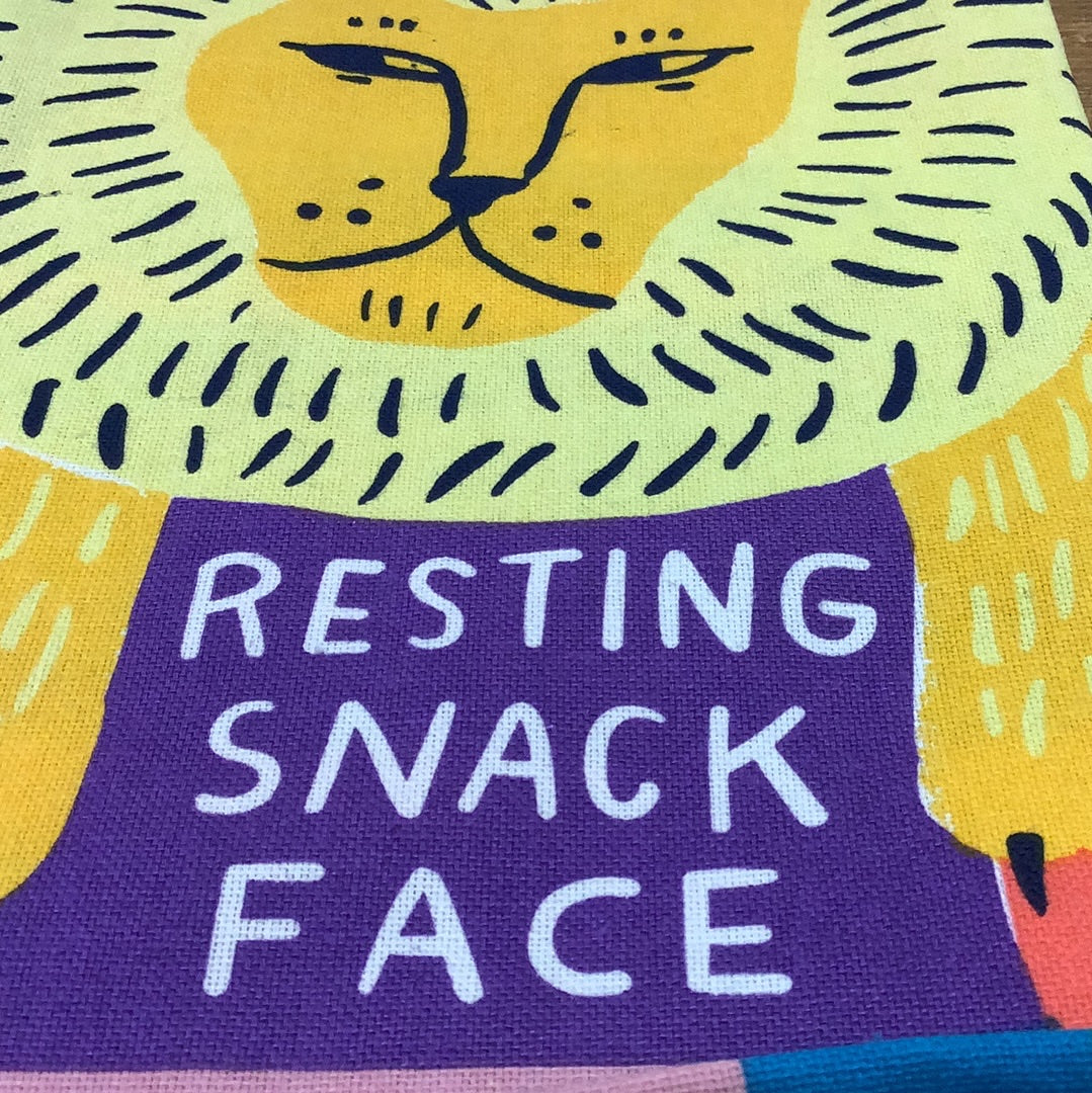 Resting snack face - Dish Towel