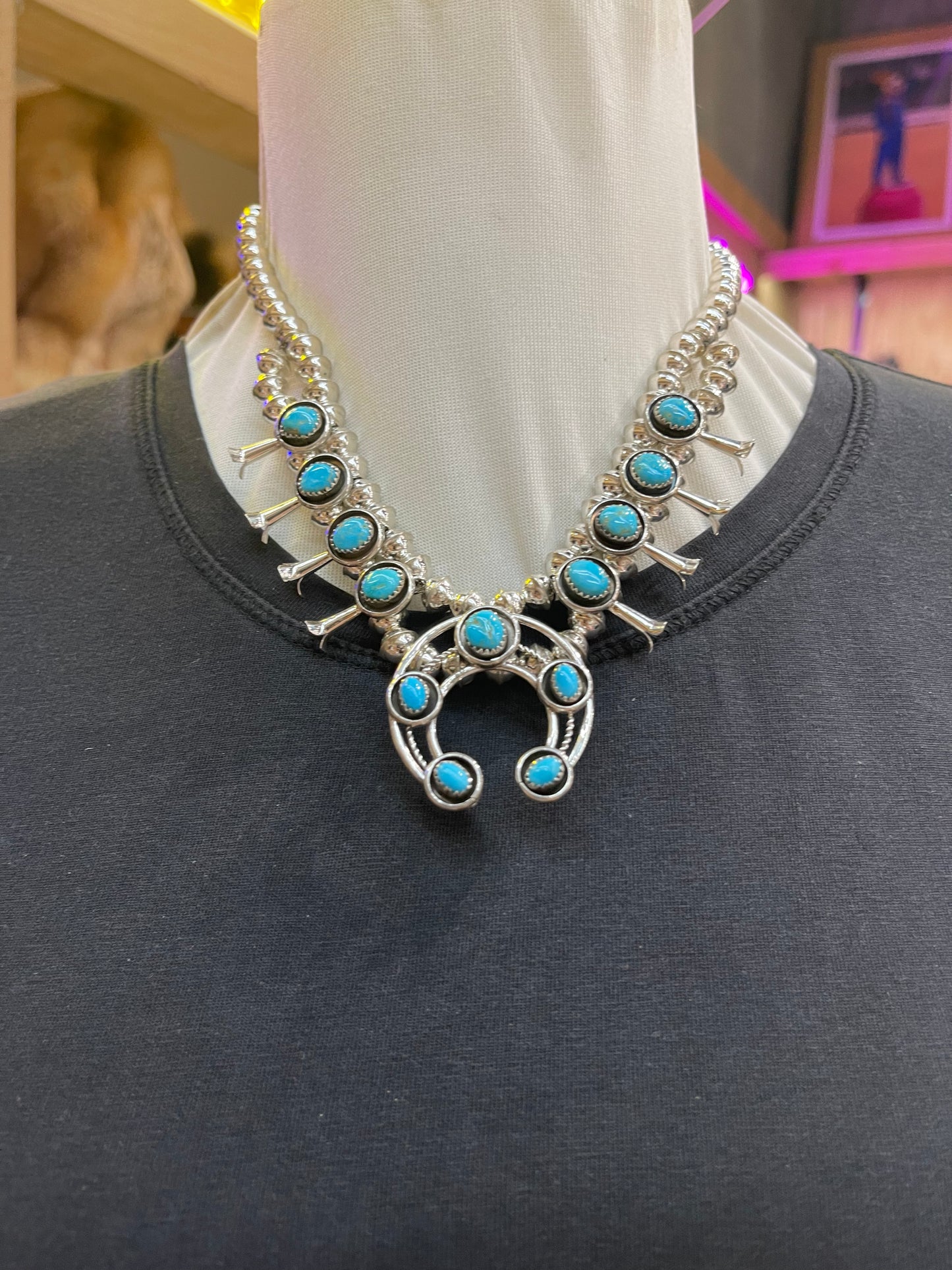 Sleeping Beauty Turquoise Necklace