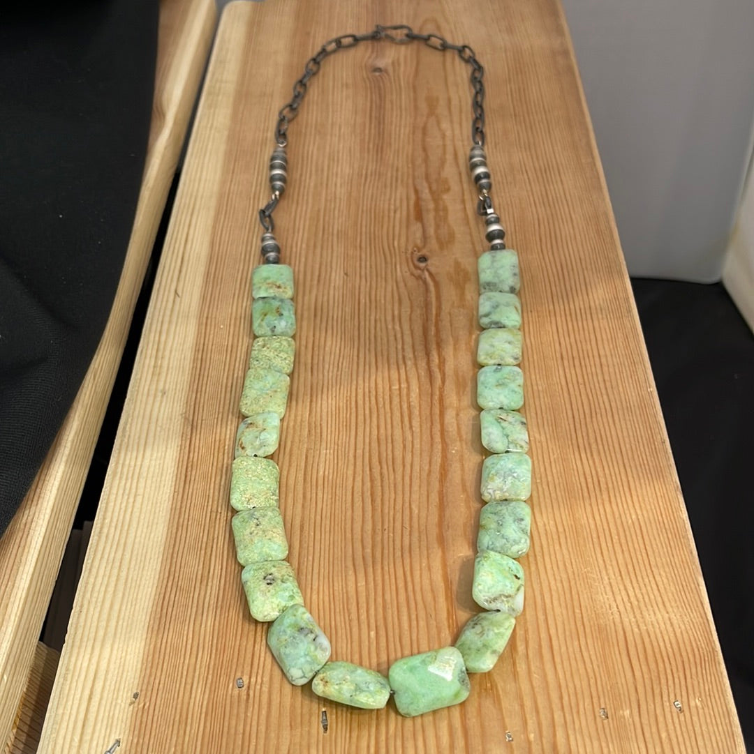 33” Peruvian Opal Necklace