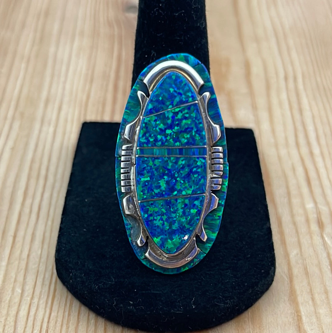 8.5 - Blue Opal Ring