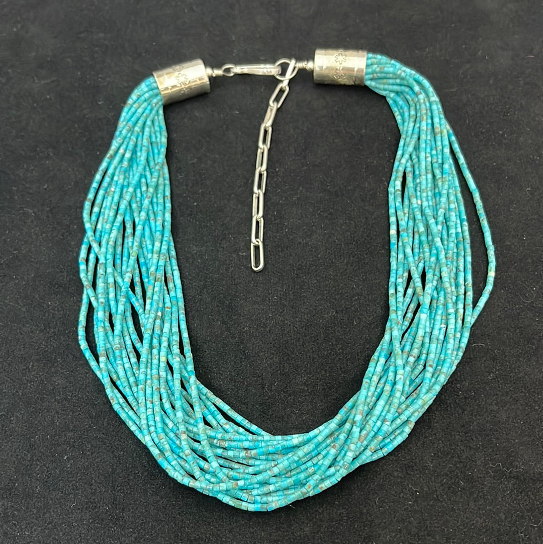 20 Strand 3mm Heishi 18" Necklace