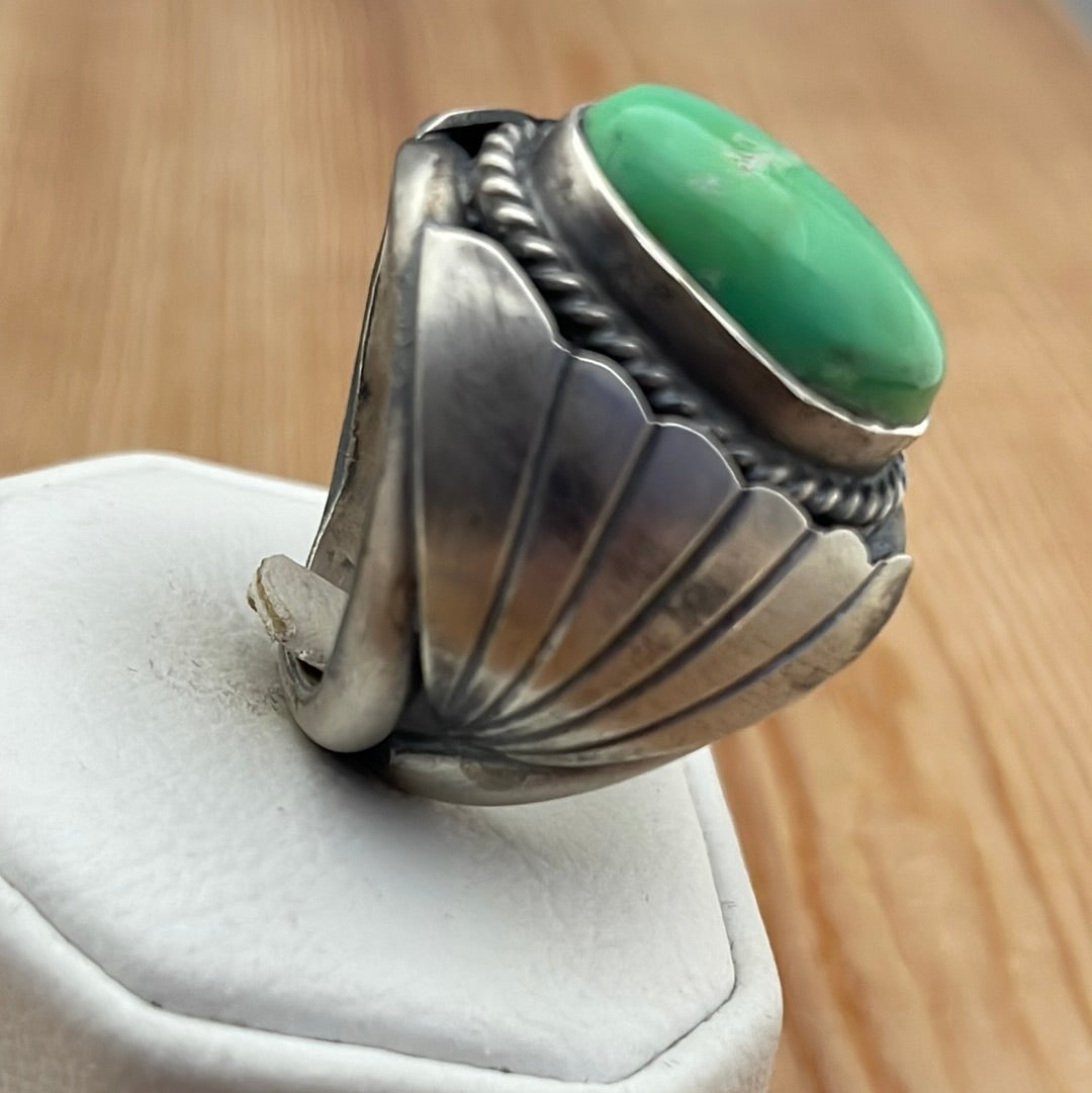 13.0 Green Turquoise Ring