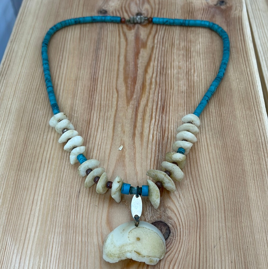 Vintage Turquoise 17” Necklace