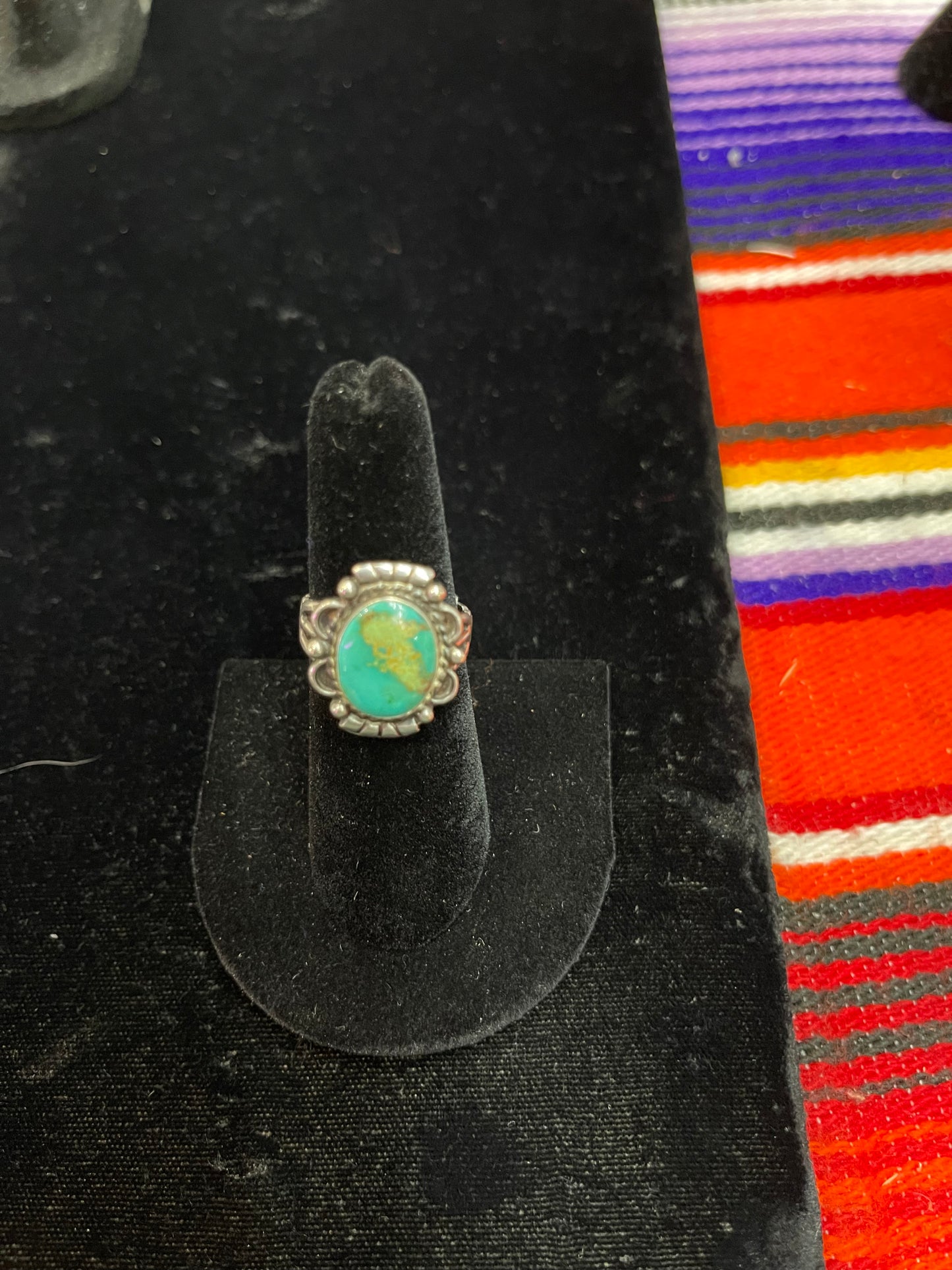 Vintage Oval Turquoise Ring