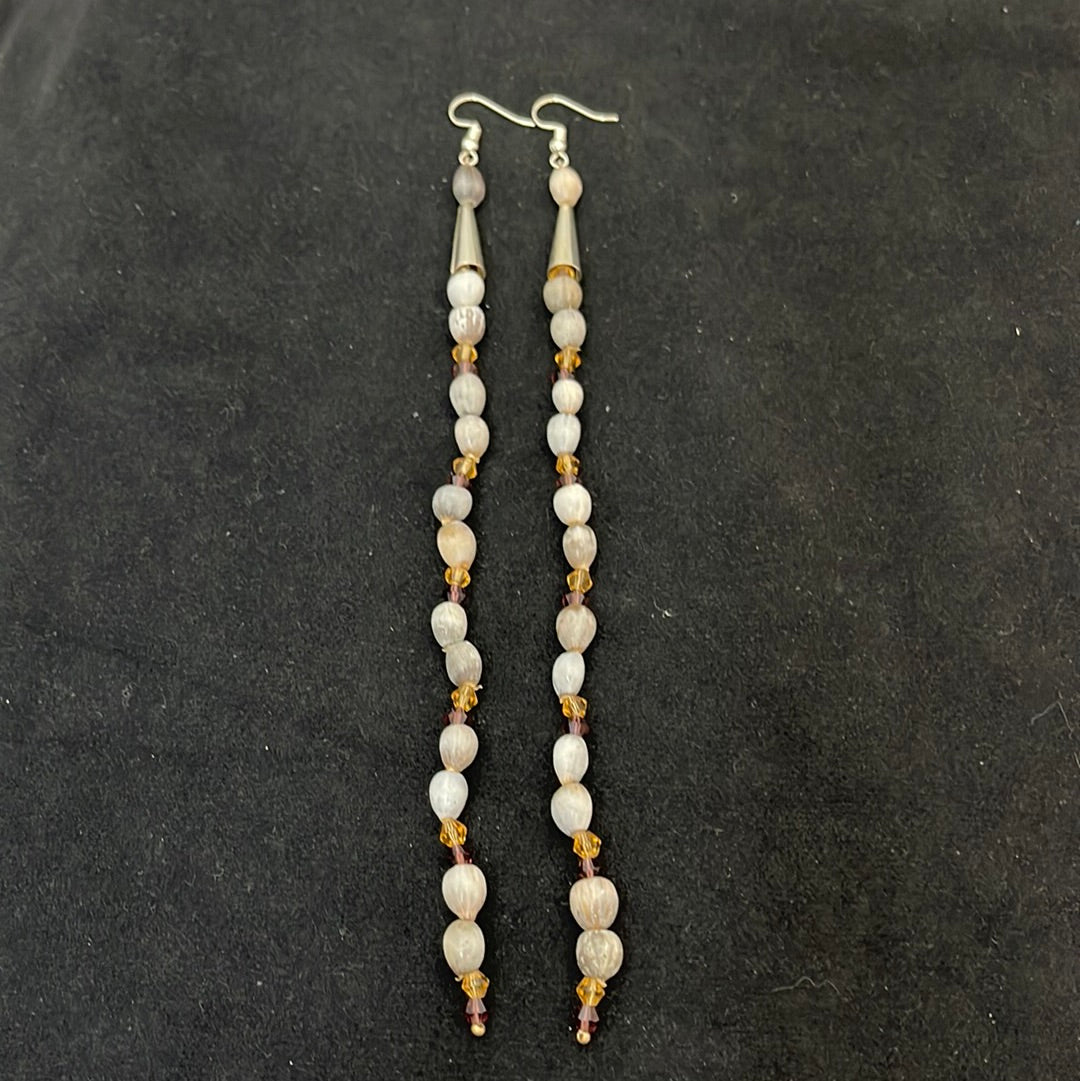 7 1/2” Cherokee Corn Beads on Hook Earring