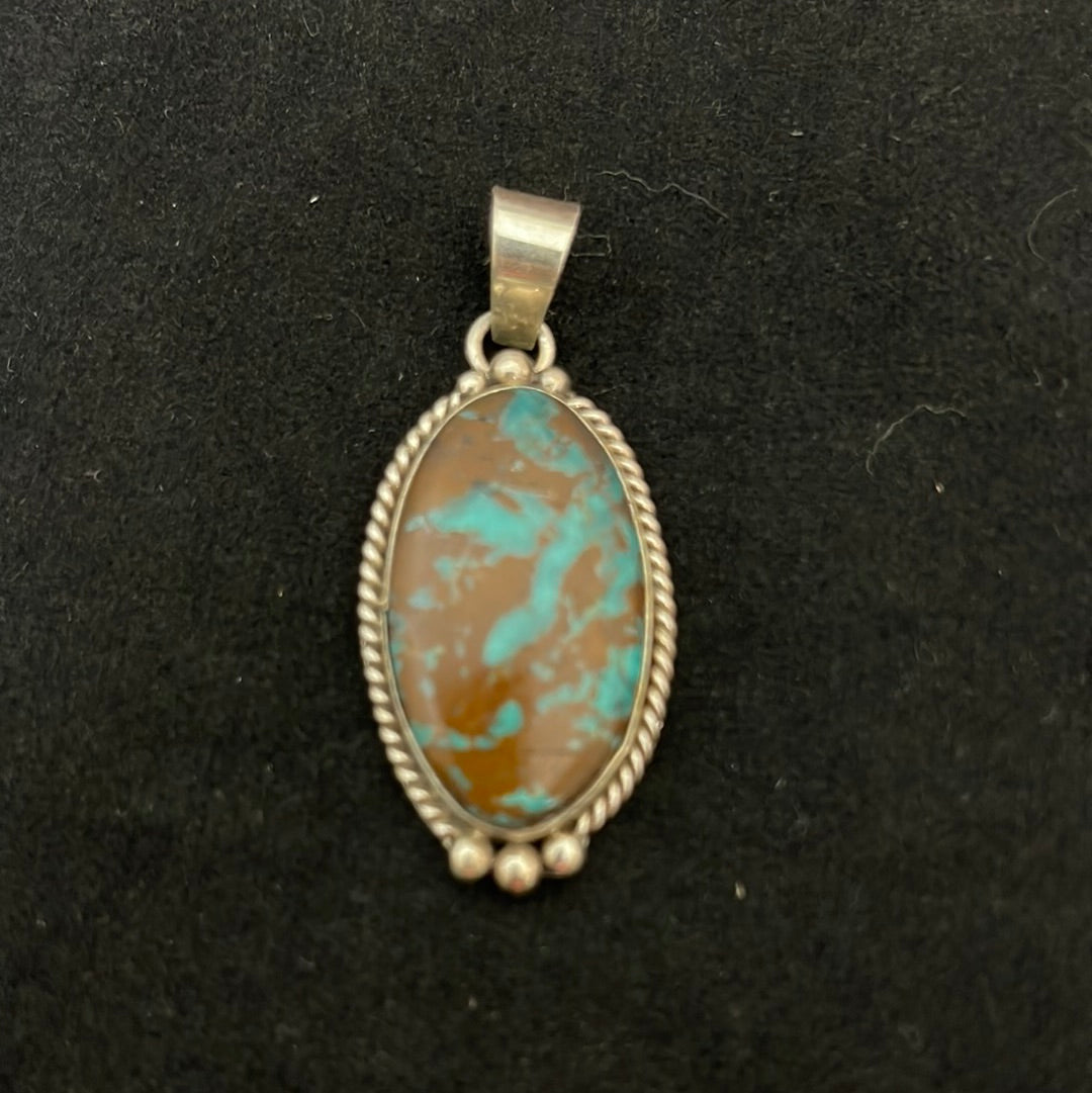 Turquoise Oval Pendant