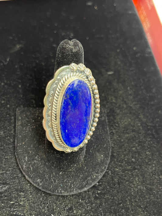 Lapis Adjustable Ring