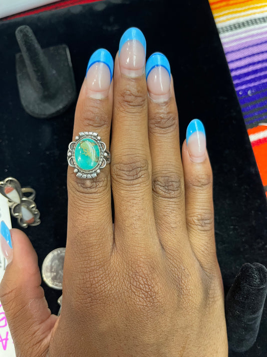 Vintage Oval Turquoise Ring