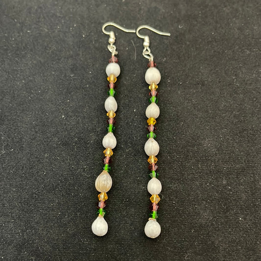 4 1/2” Cherokee Corn Beads on Hook Earring