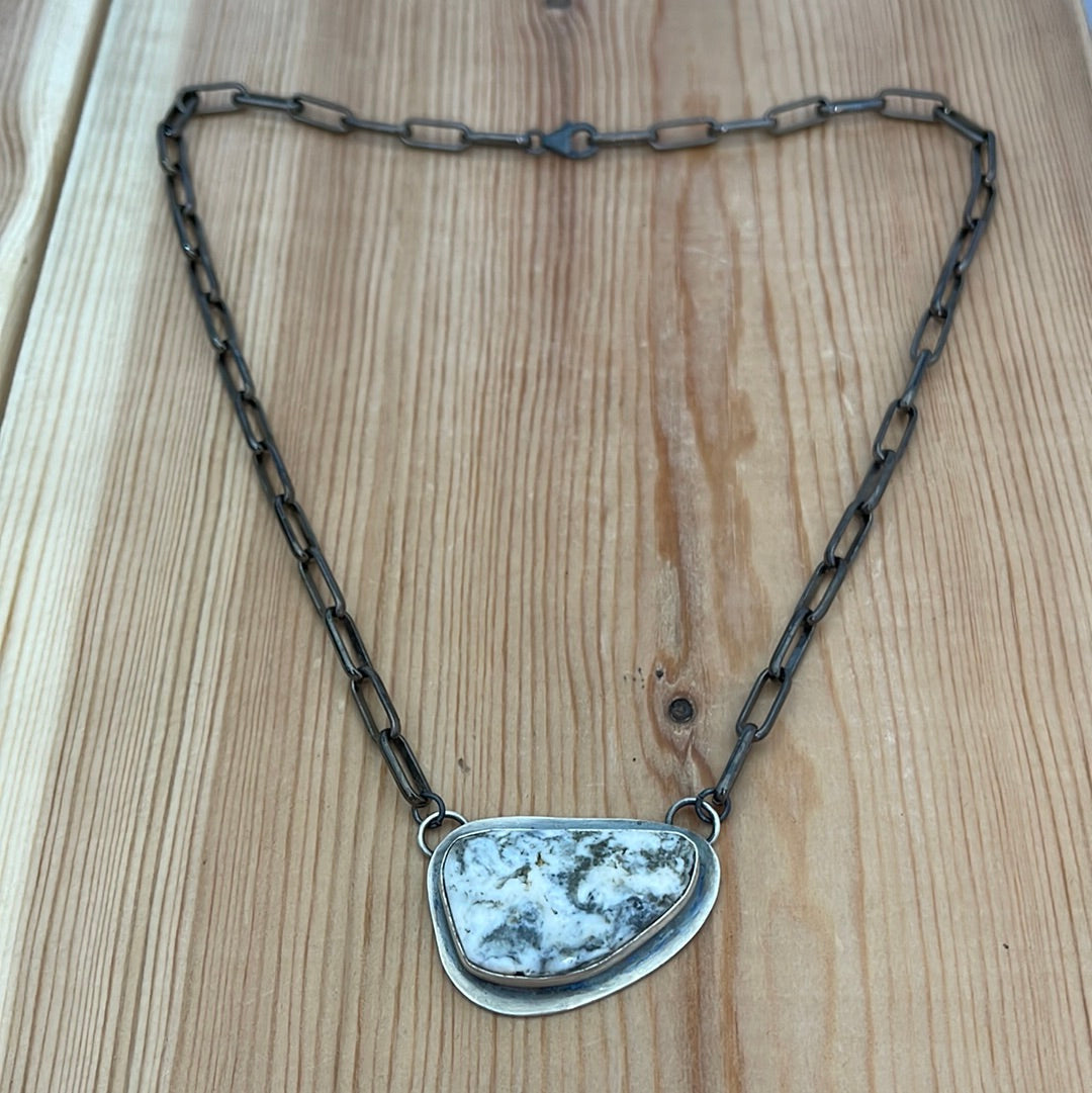 16” White Buffalo Necklace