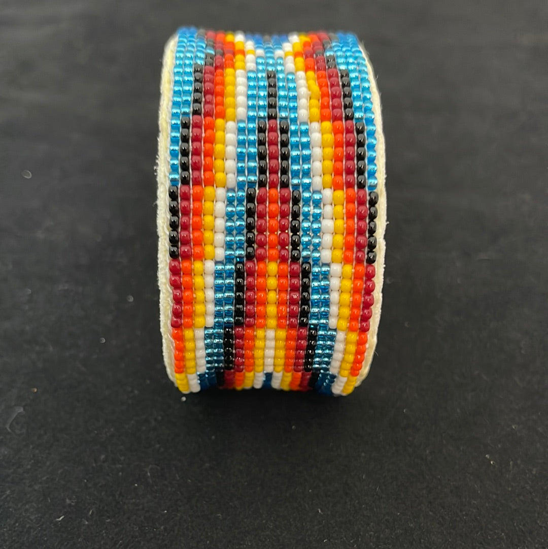 Flexible 1 1/4” Seed Bead Bracelet