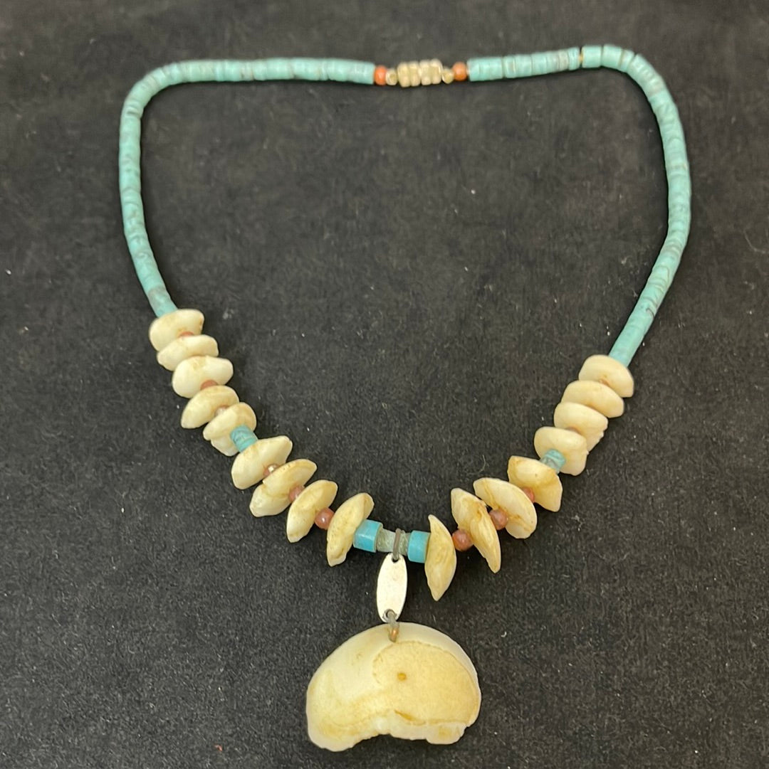 Vintage Turquoise 17” Necklace