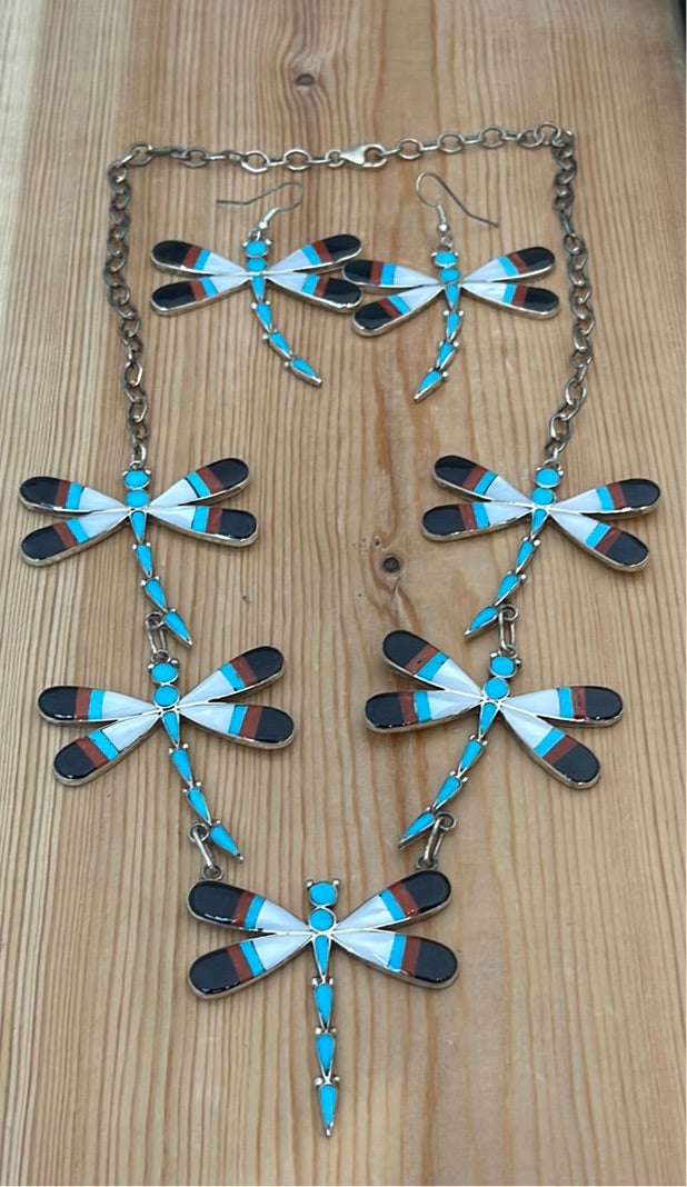 Firefly 20" Necklace & Earrings Set