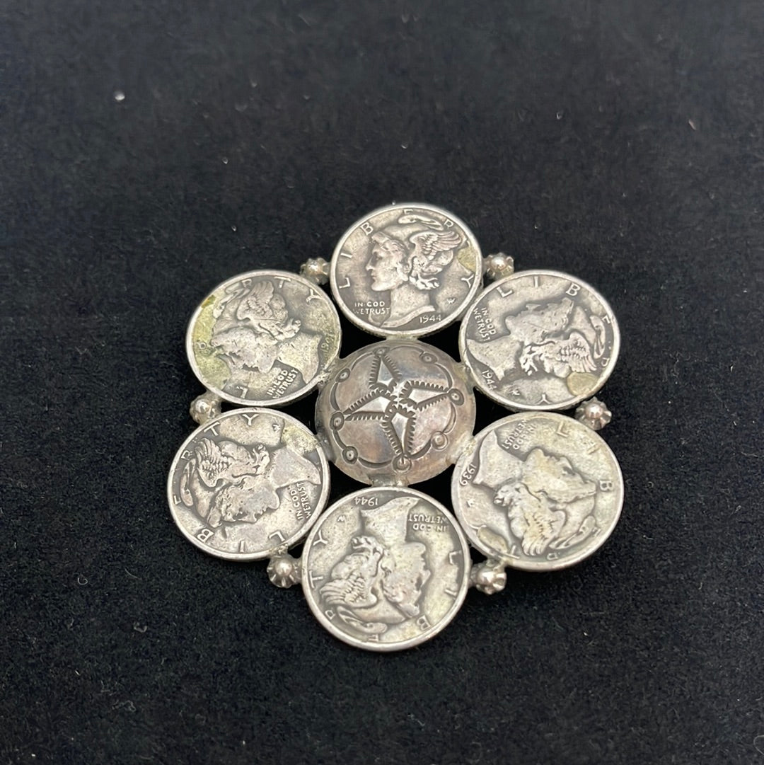 Vintage Silver Dime Accessory