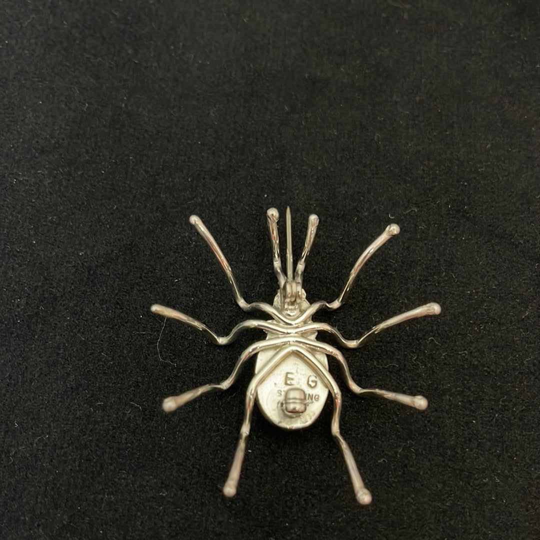 Spider with Turquoise Pin / Brooch