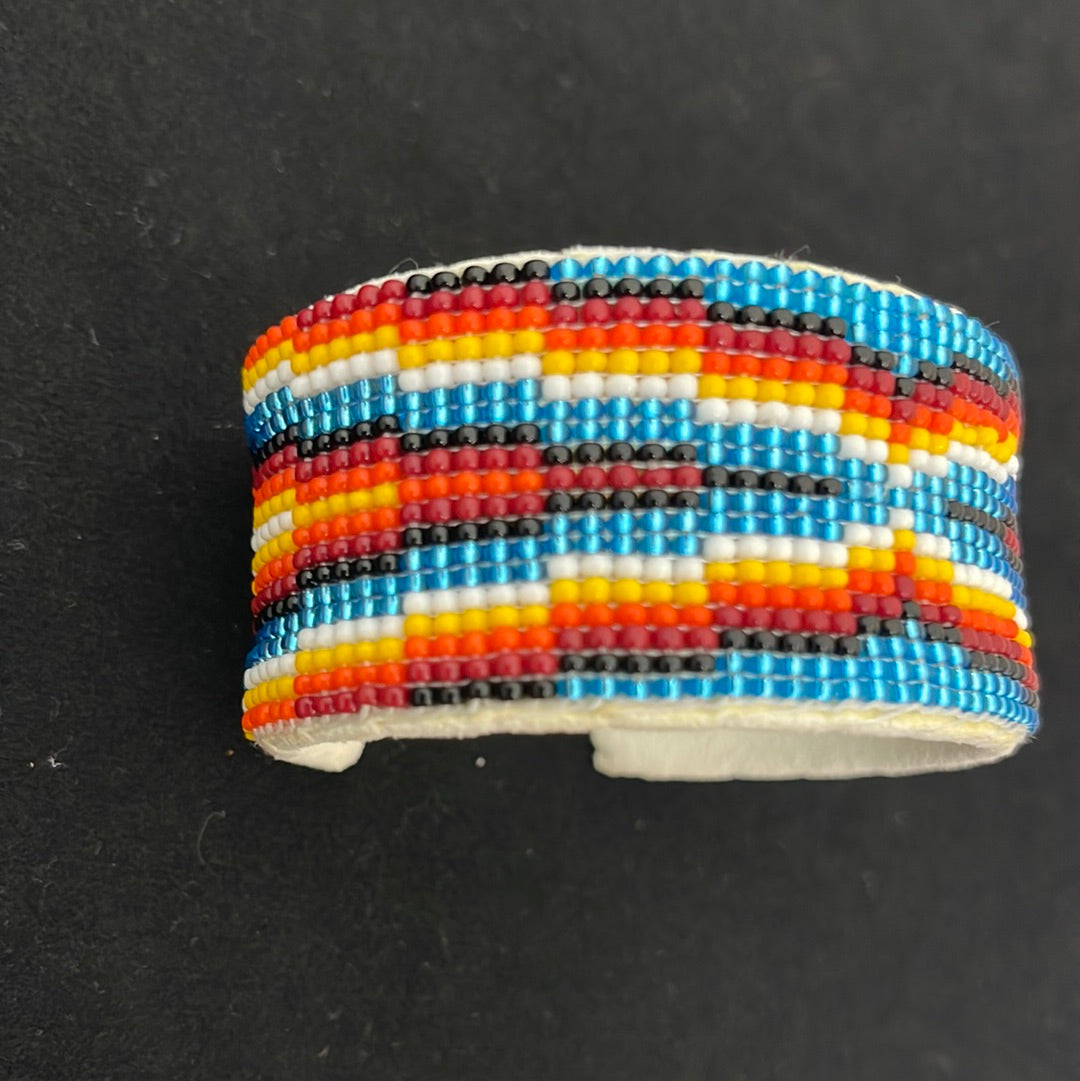 Flexible 1 1/4” Seed Bead Bracelet