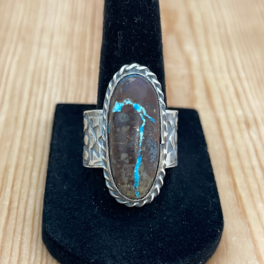 9.0 - Ribbon Turquoise Ring