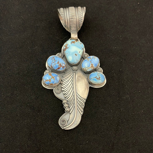 Golden Hills Turquoise Pendant