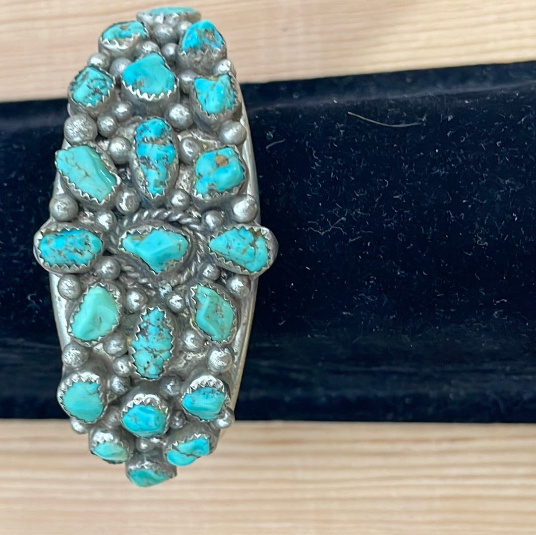 6 1/2” Vintage Turquoise Cuff