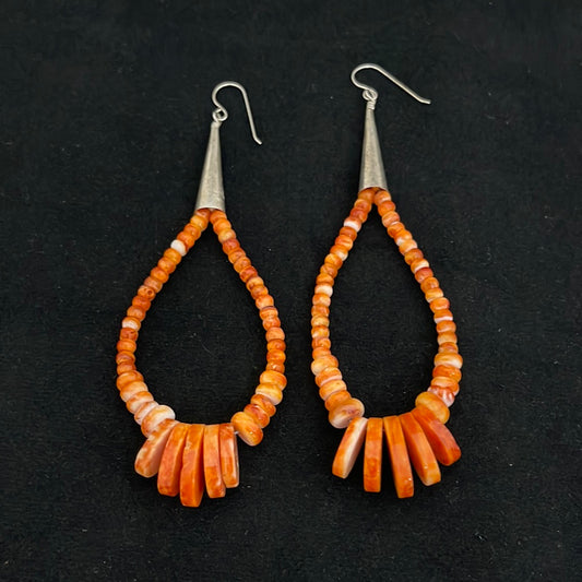 Spiny Oyster Hook Earrings