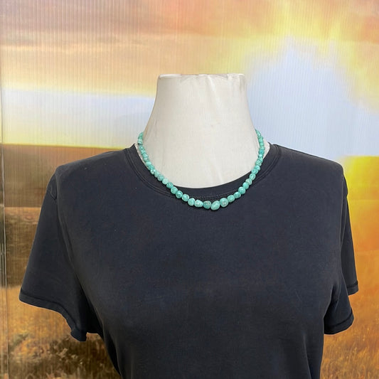 Dry Creek Turquoise Chunk 18" Necklace