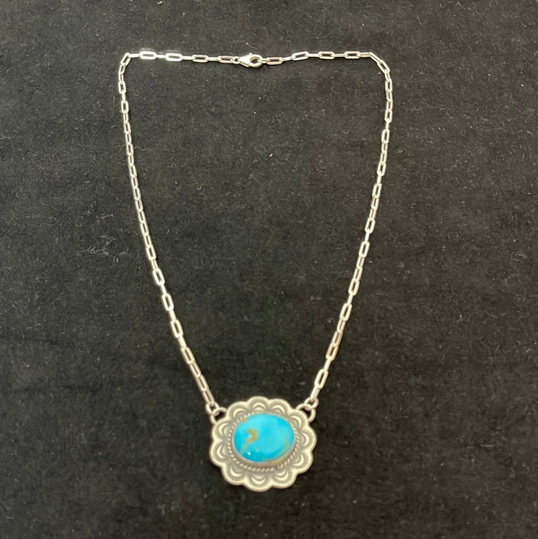 Kingman Turquoise 16” Necklace
