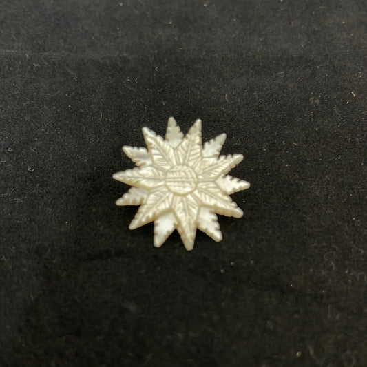 Mother of Pearl Carved Pin/Brooch