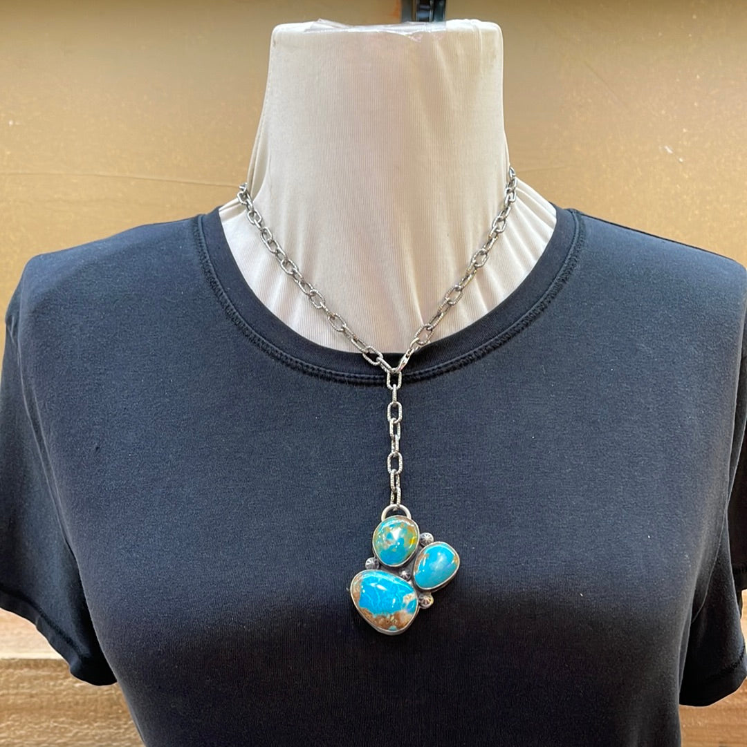 White Water Turquoise 20” Lariat