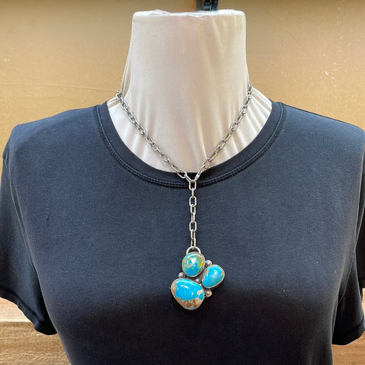 White Water Turquoise 20” Lariat