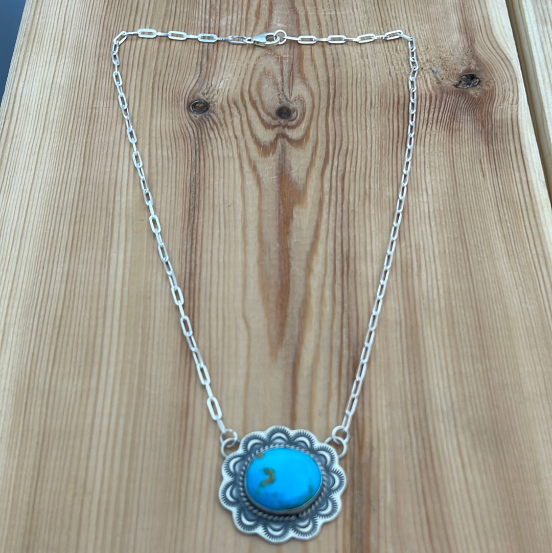 Kingman Turquoise 16” Necklace