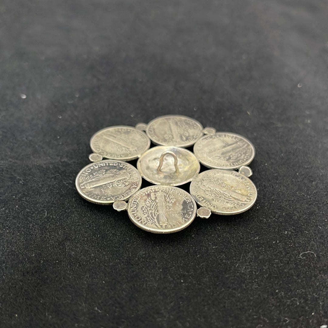 Vintage Silver Dime Accessory