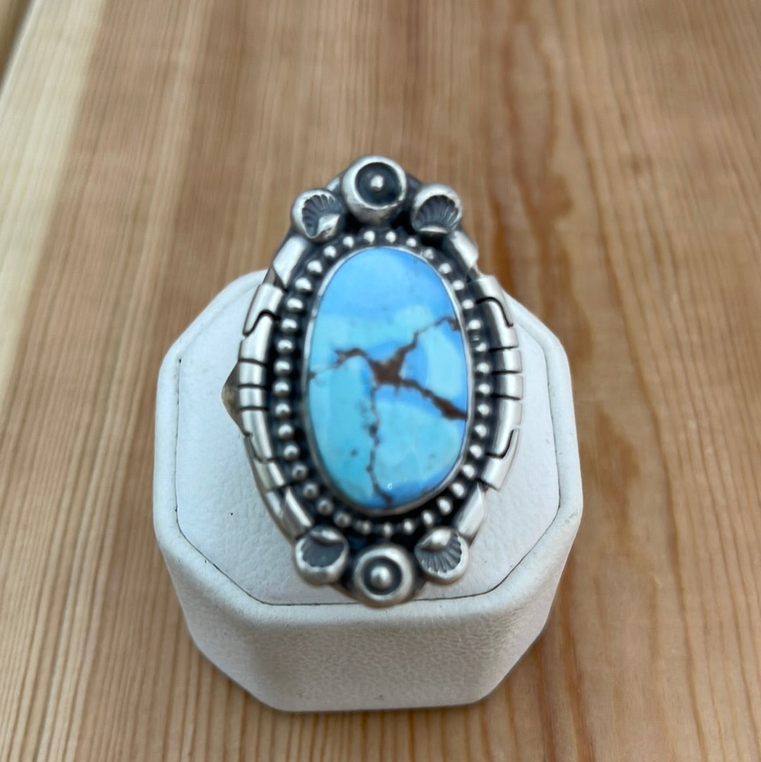 10.5 - Golden Hills Turquoise Ring