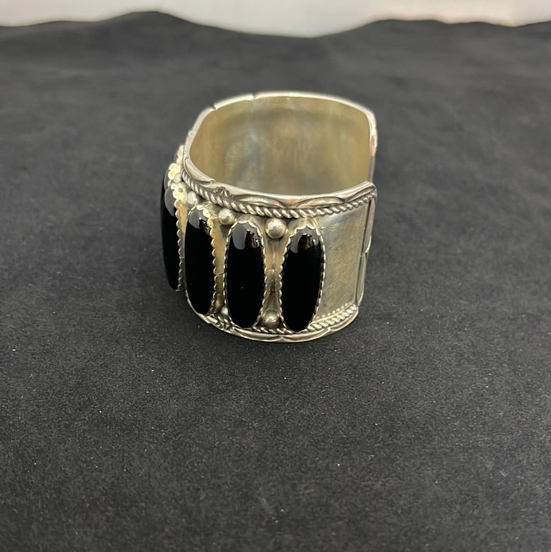 Onyx Stamped 7” Cuff