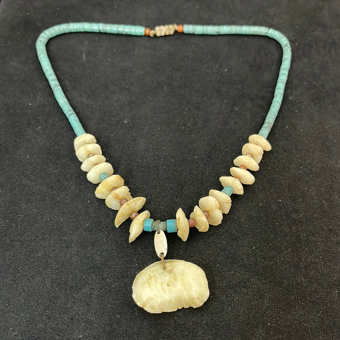 Vintage Turquoise 17” Necklace