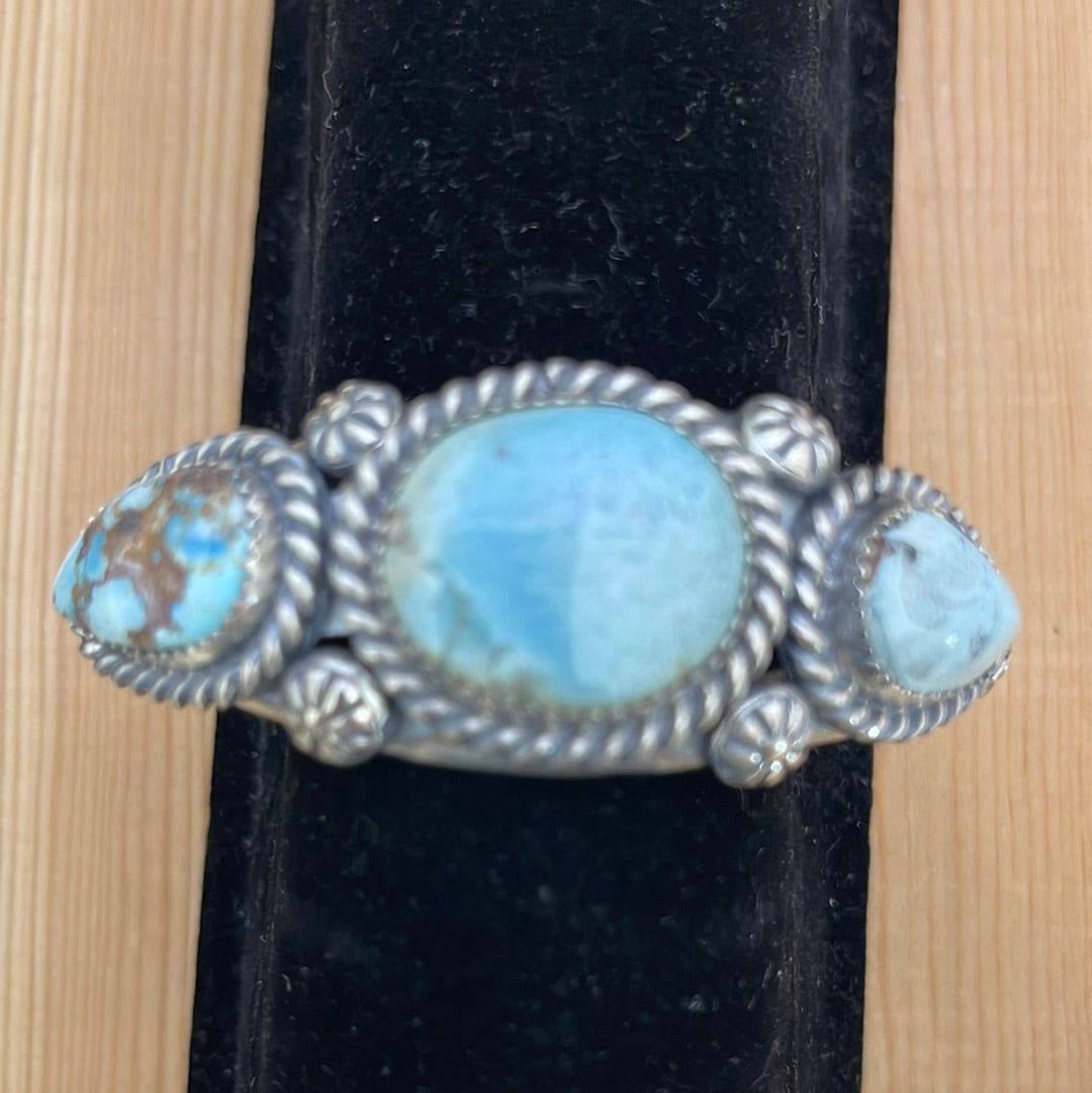 6-6 1/2” Golden Hills Turquoise Cuff Bracelet