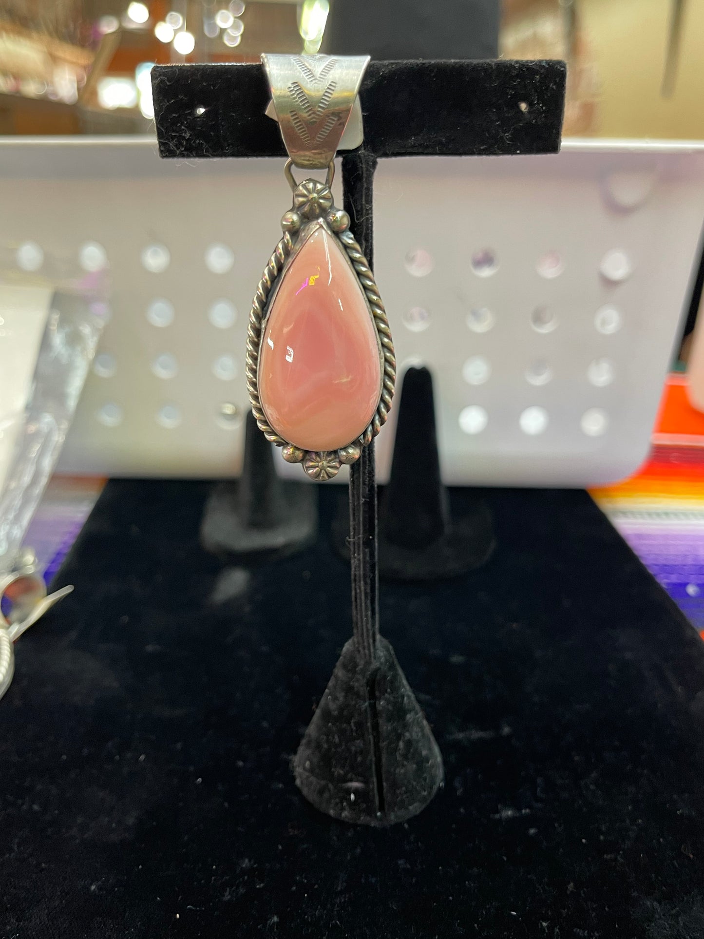 Pink Conch Shell Pendant