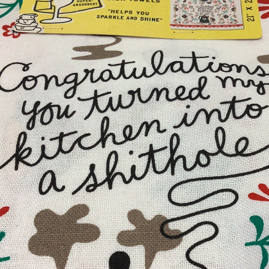 Congratulations you turned my kitchen into a shithole