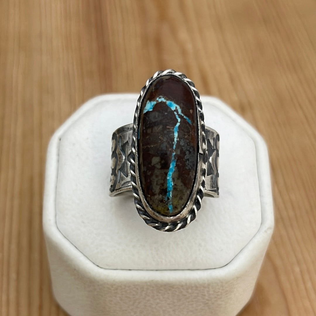 9.0 - Ribbon Turquoise Ring