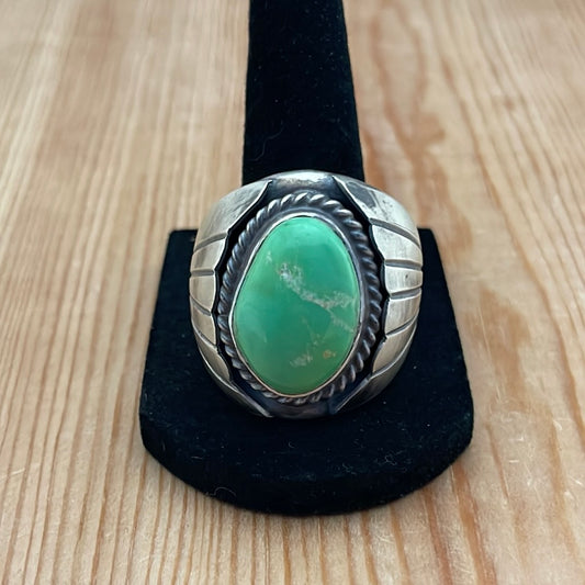13.0 Green Turquoise Ring