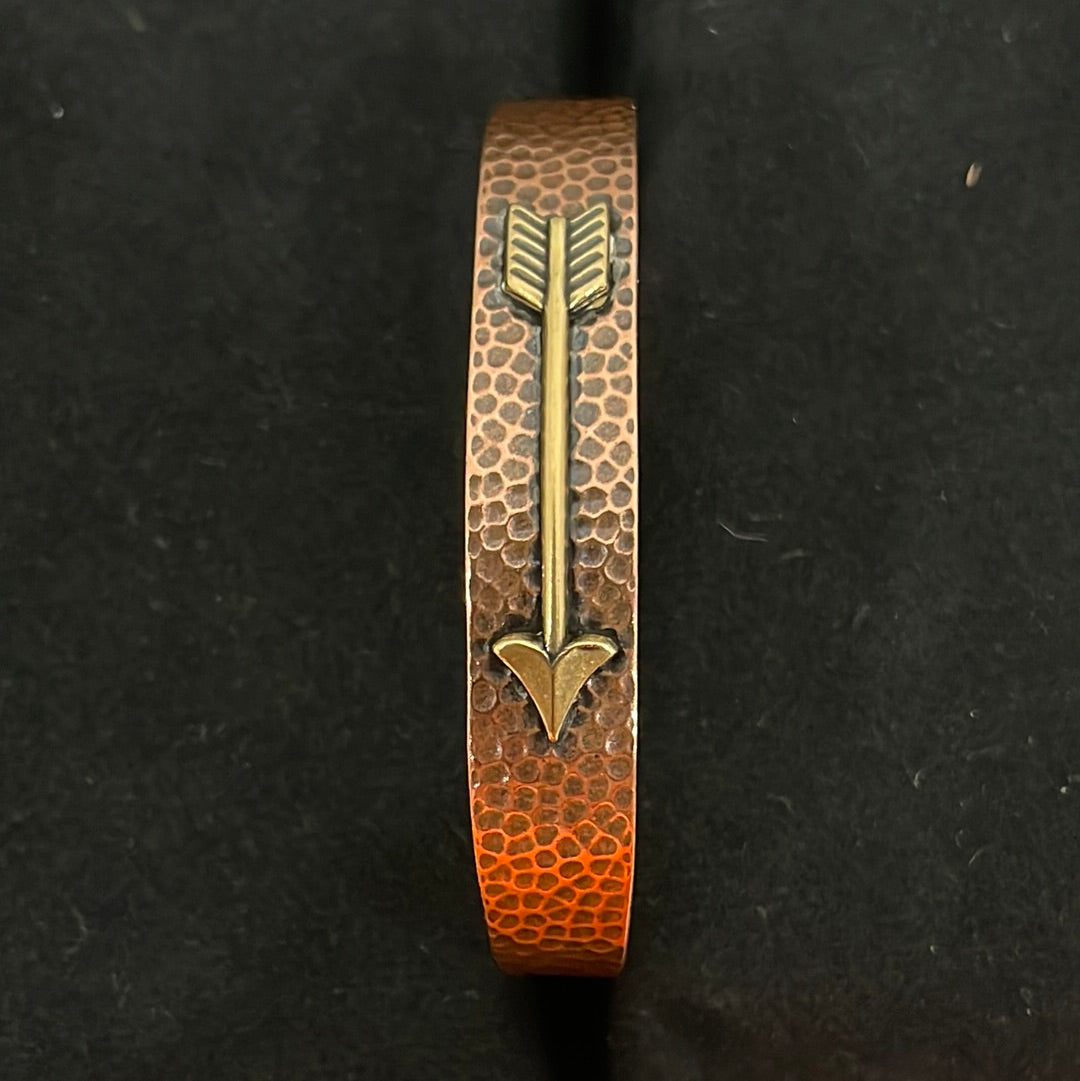 6" - 7" Copper with Brass Arrow Bracelet