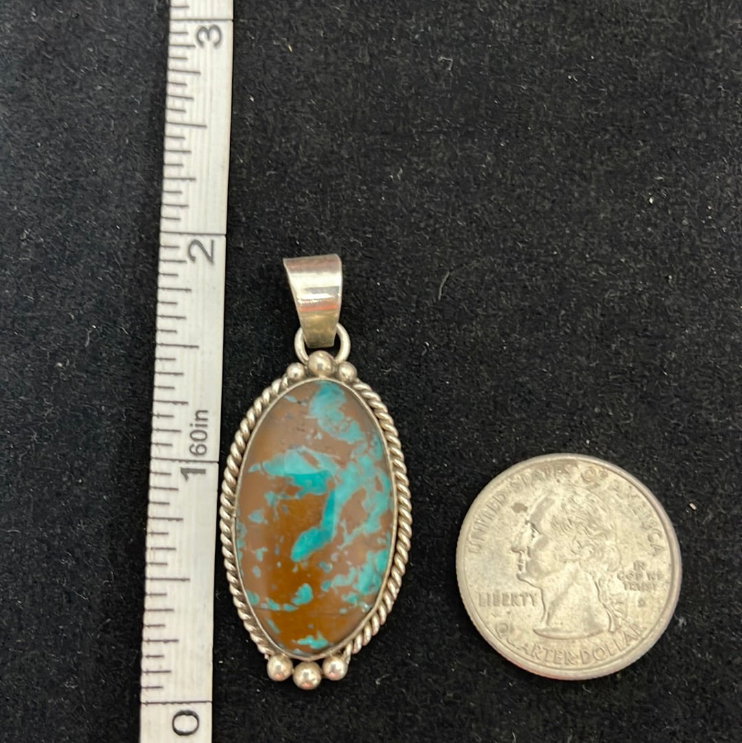 Turquoise Oval Pendant